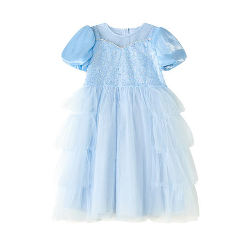 笛莎/Deesha 2026年夏季新款女童中大童精致公主连衣裙裙子 商品图4