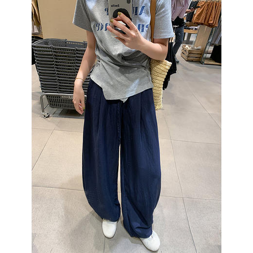 开春新款【喵小仟 最新版本天丝亚麻裤集合】三种裤长 适配各种身高 甄选优质面料 显高显瘦 垂感遮肉 商品图5