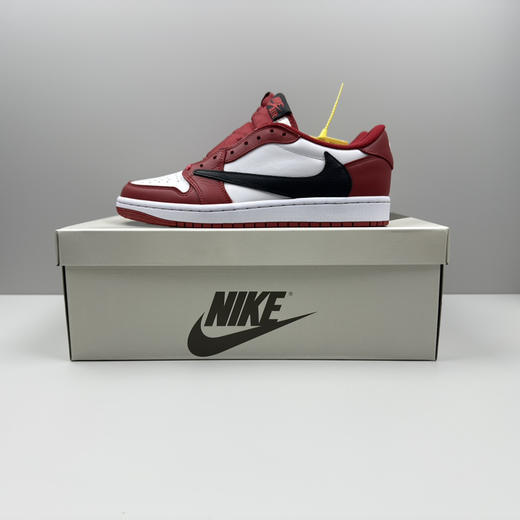 春季特惠💰430 公司级 # Travis Scott x Air Jordan 1 AJ1乔1低帮倒钩 商品图0