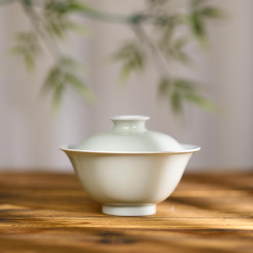 【忘言】 云色盖碗（淡绿）曰何文人器 商品图0