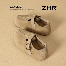 ZHR则则复古增高勃肯鞋女2026春秋季卡皮巴拉丑萌袋鼠鞋轻便休闲鞋