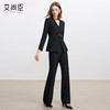 艾尚臣复古西装套装女冬高级感黑色西服两件套优雅主义正装两件套 商品缩略图2
