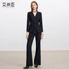 艾尚臣复古西装套装女冬高级感黑色西服两件套优雅主义正装两件套 商品缩略图3