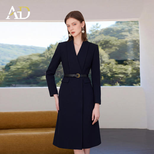 AD高端精致连衣裙女春季2026新款高级感正式场合穿搭漂亮西装裙子 商品图0