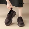ZHR则则复古爵士英伦单鞋系带2026新款百搭懒人通勤小皮鞋乐福鞋 商品缩略图8
