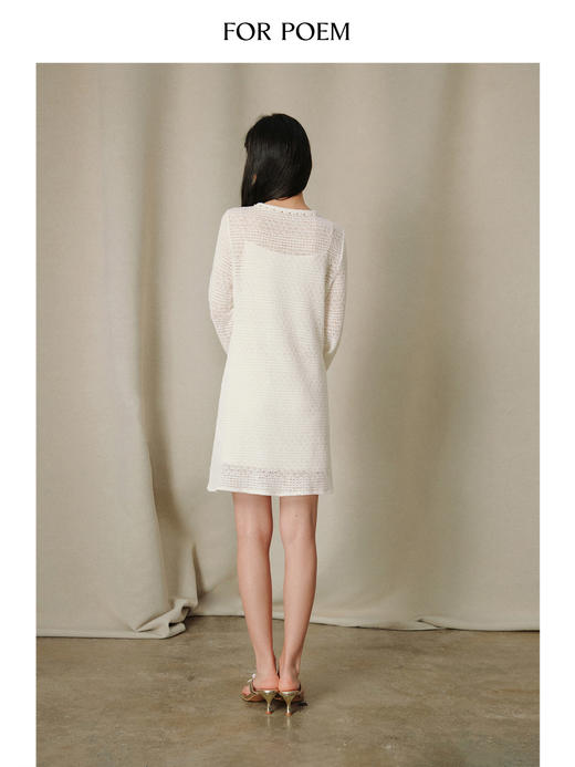 ForPoem 26/SS 原创设计钩针度假连衣裙 商品图4