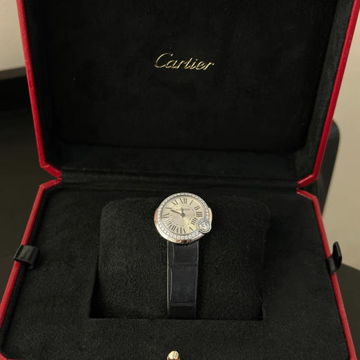 卡地亚 白气球 26mm 精钢 钻石 石英手表 商品图0