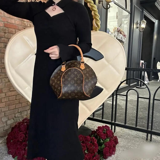 LV 中古 ellipse 26 老花 手提 贝壳包 商品图2