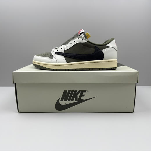 春季特惠💰430 公司级 # Travis Scott x Air Jordan 1 AJ1乔1低帮倒钩 商品图0