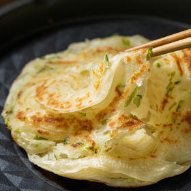【好柒哒】手擀葱花饼 人工擀面 千层百叠 薄如蝉翼 配料干净 外酥里韧 章丘大葱+山东小香葱 
