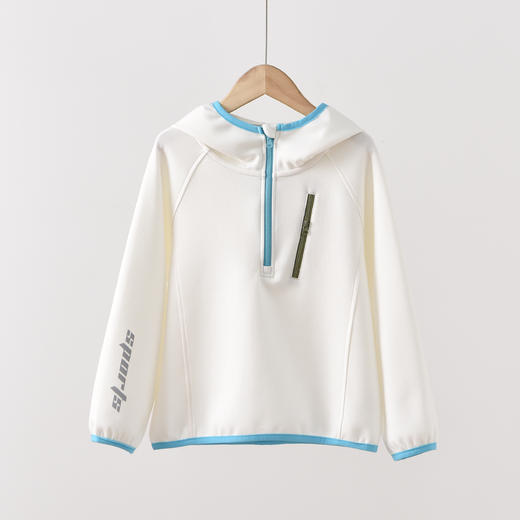 开春带娃撒欢的刚需卫衣终于来啦！【MUBENMI木本木米2608软釉连帽卫衣】舒弹户外连帽卫衣｜拼色拉链+反光设计｜柔滑微弹超百搭✨颜值与实力双在线！👇 商品图8