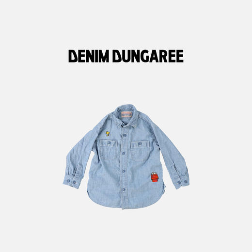 DD日本童装DENIM DUNGAREExSNOOPY 26春夏史努比限定复古工装衬衫 商品图0