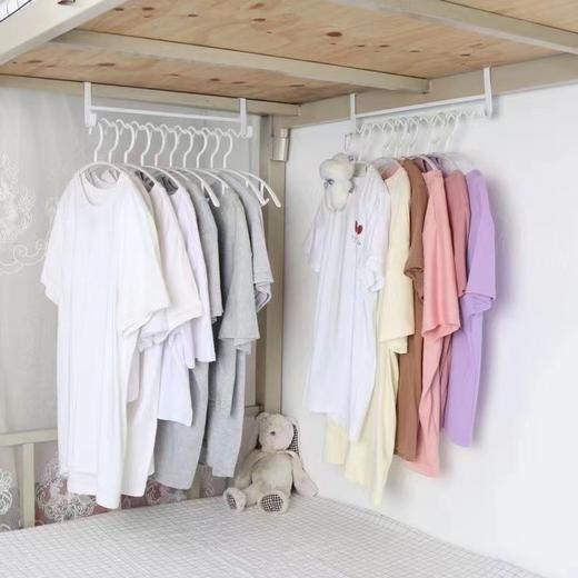 【宿舍再也不乱了❗新升级波浪宿舍挂衣架】大学宿舍好物挂衣架衣服挂钩神器床上置物钩衣架下铺寝室上铺挂架。rg 商品图2