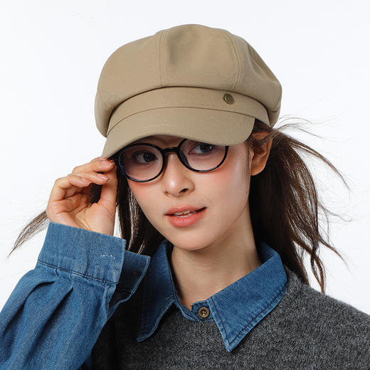 ZY净色小标八角帽鸭舌帽帽子-纪念日百货门店同款169146128 商品图2