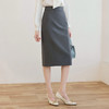 艾尚臣简约黑色半身裙女高腰包臀中长裙通勤职业一步裙面试直筒裙 商品缩略图1