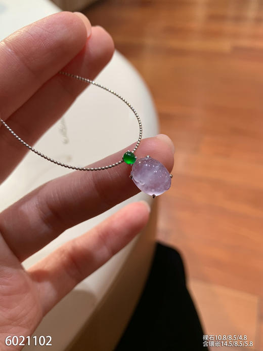 6021102，三角蟾吊坠。具体价格微信咨询 商品图3