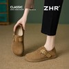 ZHR则则复古休闲勃肯鞋女秋季新款一脚蹬软底单鞋百搭懒人豆豆鞋 商品缩略图3