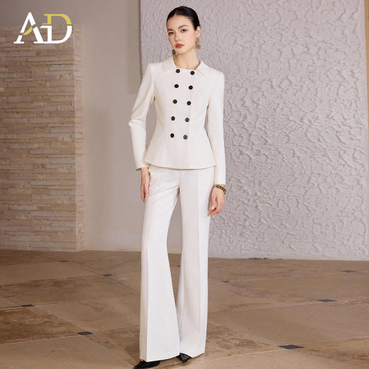 AD高端品牌双排扣西装套装女春2026新款爆款高级感职场穿搭一整套 商品图1