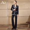 AD老钱风黑色撞色包边西装套装女春秋2026新款高级感巨好看一整套 商品缩略图3