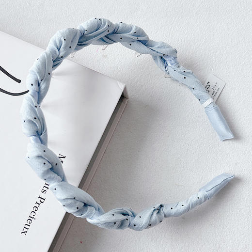 【积分兑】韩系高颅顶冰盐蓝齿梳发箍-纪念日百货门店同款169447254 商品图2