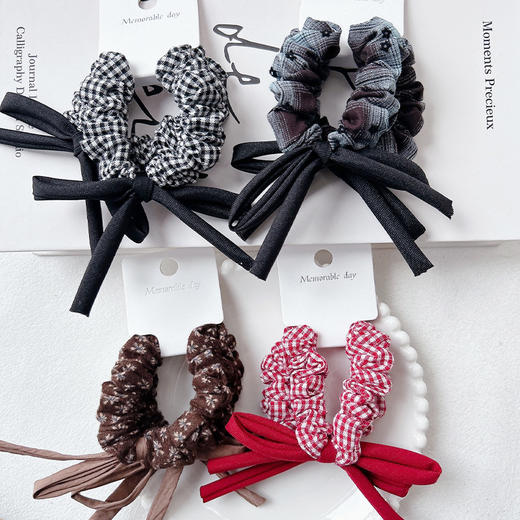 日常通勤少女系结对扎对装发圈-纪念日百货门店同款168643763 商品图0