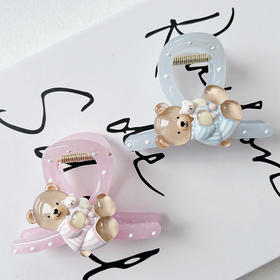 萌趣可爱波点睡衣小熊抓夹-纪念日百货门店同款169096757