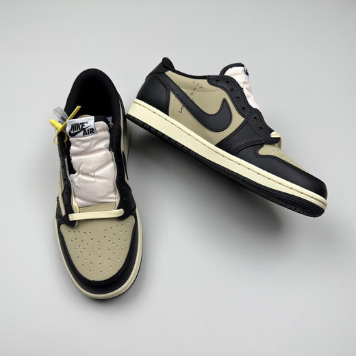 春季特惠💰430 公司级 # Travis Scott x Air Jordan 1 AJ1乔1低帮倒钩 商品图2