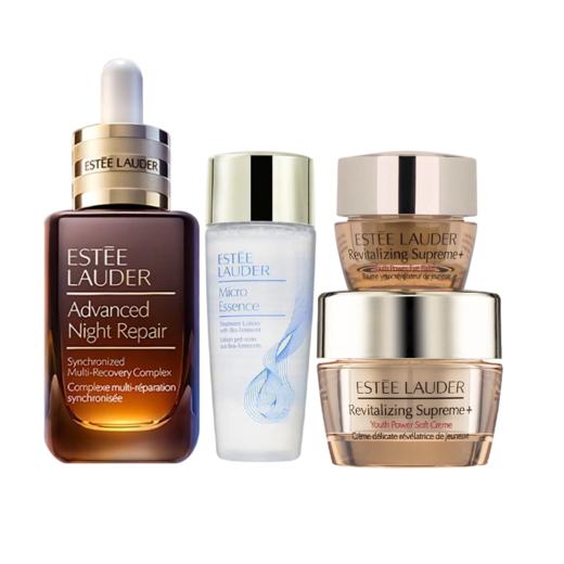 【送礼袋】雅诗兰黛小棕瓶智妍四件套组 （小棕瓶精华50ml+原生液30ml+智妍面霜15ml+智妍眼霜5ml ） 香港直邮 商品图5