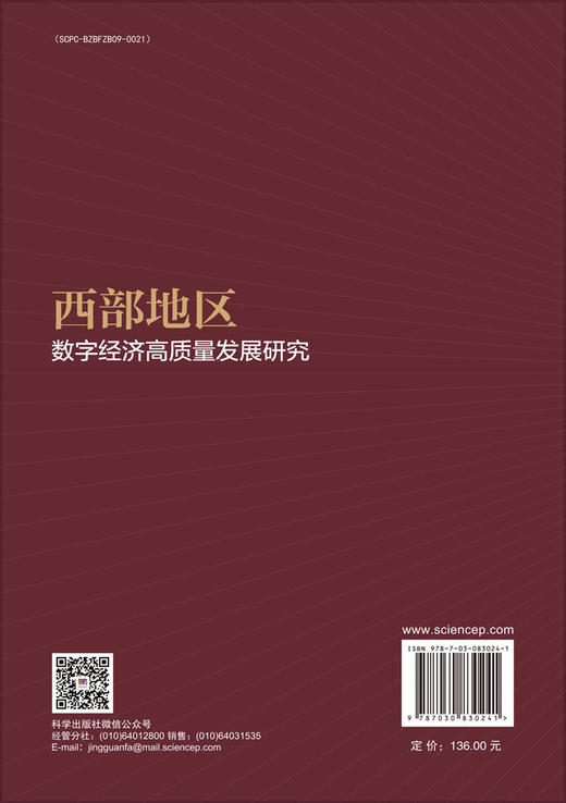 西部地区数字经济高质量发展研究 商品图1