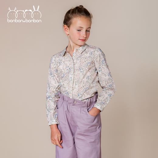 碎花翻领上衣 商品图1