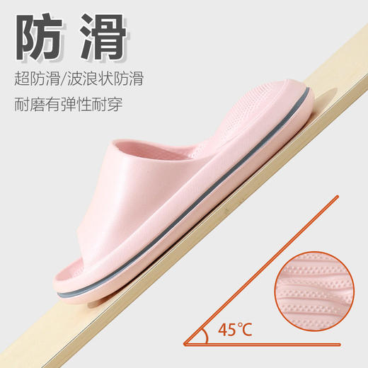 加厚底气垫夏季情侣家用室内踩屎感凉拖鞋女批发软底夏天拖鞋防臭 商品图3
