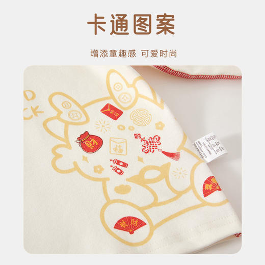 新款婴儿睡衣棉儿童内衣套装男童女童秋衣秋裤两件套宝宝家居服 商品图2