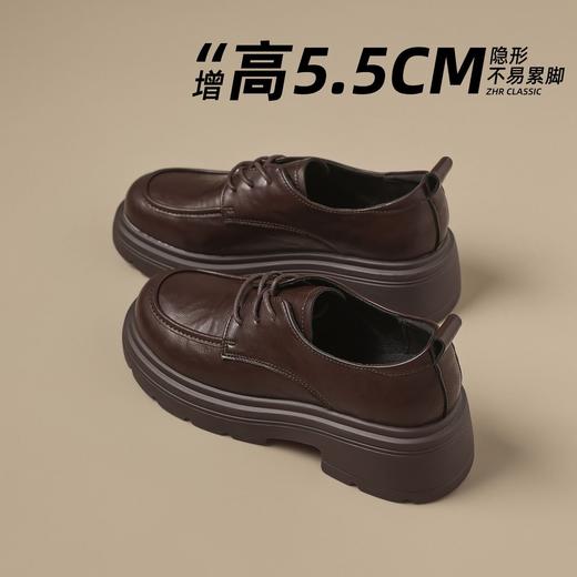 ZHR则则英伦单鞋女2026新款秋季时尚软底黑色小皮鞋平底女鞋舒适 商品图5