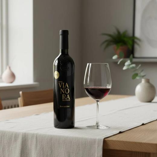 【99满分膜拜】阿玛罗尼同款风干法！维诺拉普里米蒂沃红葡萄酒 Boccantino Primitivo Vianora Salento IGP 2024 商品图1