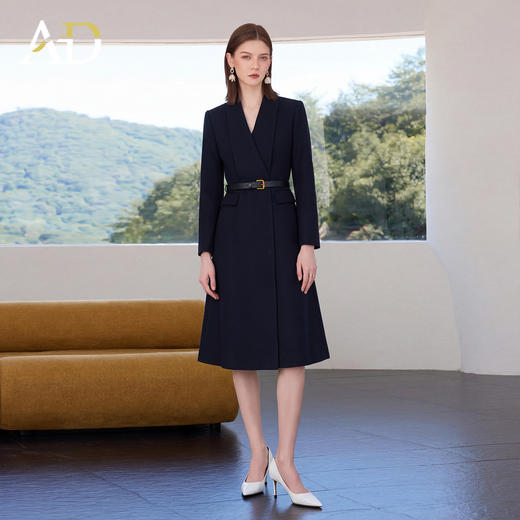 AD高端精致连衣裙女春季2026新款高级感正式场合穿搭漂亮西装裙子 商品图1
