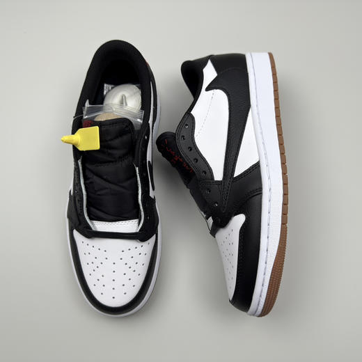 春季特惠💰430 公司级 # Travis Scott x Air Jordan 1 AJ1乔1低帮倒钩 商品图5