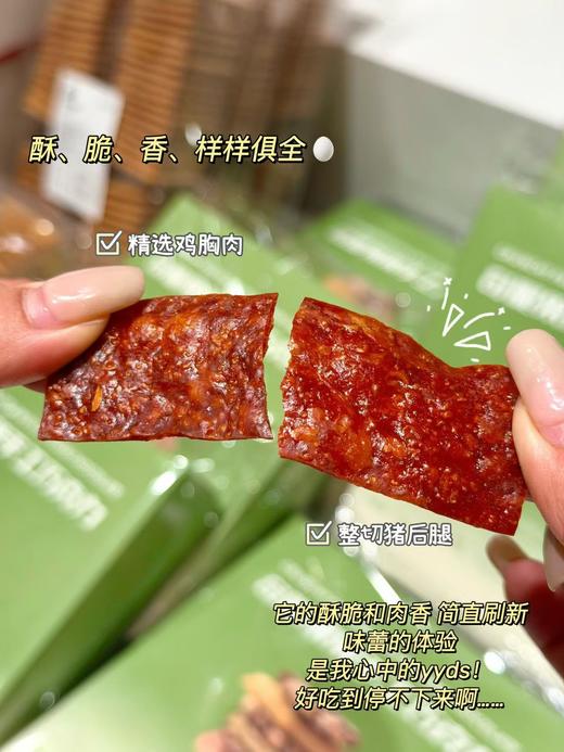 【新品】脆皮猪/鸡肉脯500g 商品图1