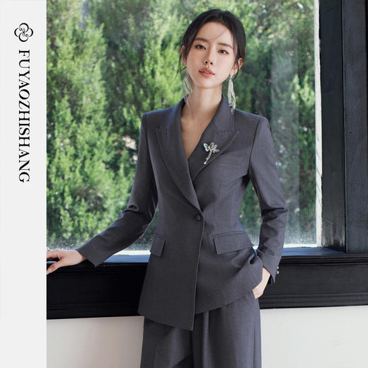 FUYAO扶摇直上 officesiren职场新贵风西装套装女高级感商务正装 商品图1