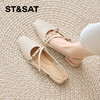 星期六26夏新款法式复古细带低跟后空凉鞋SSE2111C79 商品缩略图1