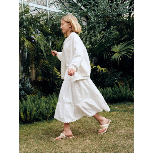 💕春3童装棉布绣花长款A字法式清新半裙 商品图2