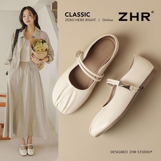 ZHR则则法式优雅平底玛丽珍鞋女2026新款洋气轻便爆款超软公主鞋 商品图1