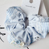 韩系简约甜美冰盐蓝蕾丝发圈-纪念日百货门店同款169447191 商品缩略图1