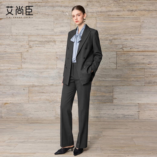艾尚臣oversize西服外套高智设计感通勤职业装西装套装女气质正装 商品图4