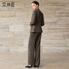 艾尚臣老钱风西装套装女秋冬商务职业装西服外套长裤三件套通勤风 商品缩略图4