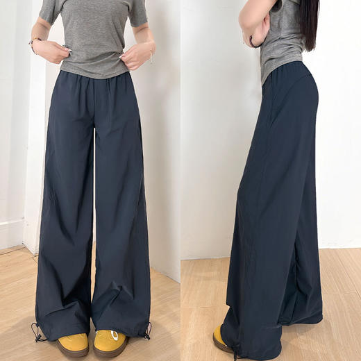 【YW】无忧购美式速干工装裤女春季新款直筒宽松小个子休闲阔腿运动裤 Z609/Z610/Z611（截单后3-5天发货) 商品图2
