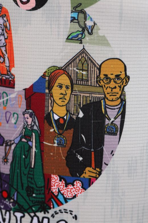 严素跑步TEE,跑步即艺术2.0 RUNNING IS AN ART too,男/女款,轻量 短袖T恤 速干快干 严素态度 商品图8