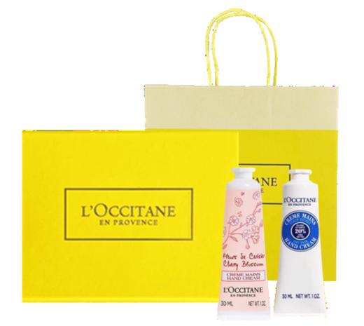 欧舒丹 护手霜黄色礼盒装(乳木果护手霜30ml+甜蜜樱花润手霜30ml) 商品图0