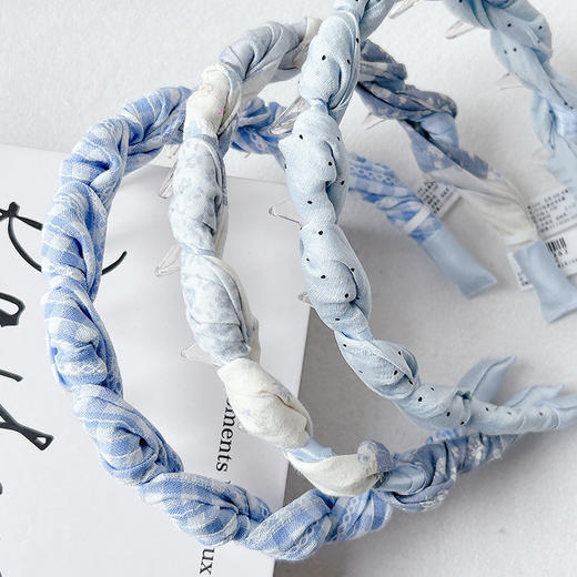 【积分兑】韩系高颅顶冰盐蓝齿梳发箍-纪念日百货门店同款169447254 商品图4