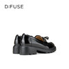 Dfuse迪芙斯2026春季新款蝴蝶结方钻扣深口单鞋经典休闲乐福鞋通勤鞋女单鞋DFE1112118 商品缩略图3