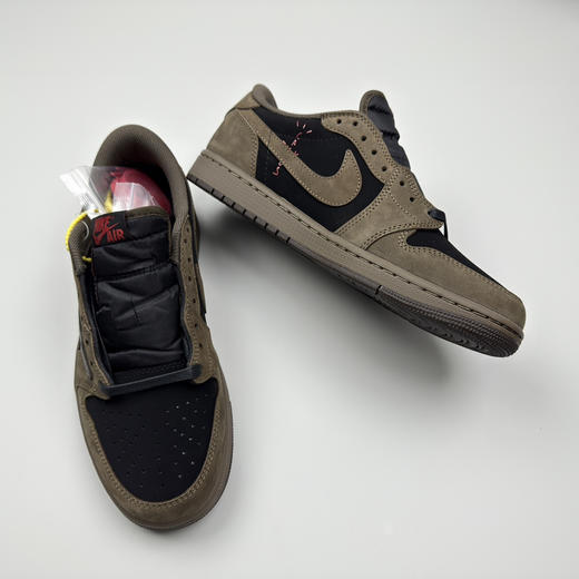 春季特惠💰430 公司级 # Travis Scott x Air Jordan 1 AJ1乔1低帮倒钩 商品图2